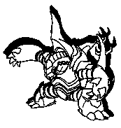 coloriage beyblade draciel